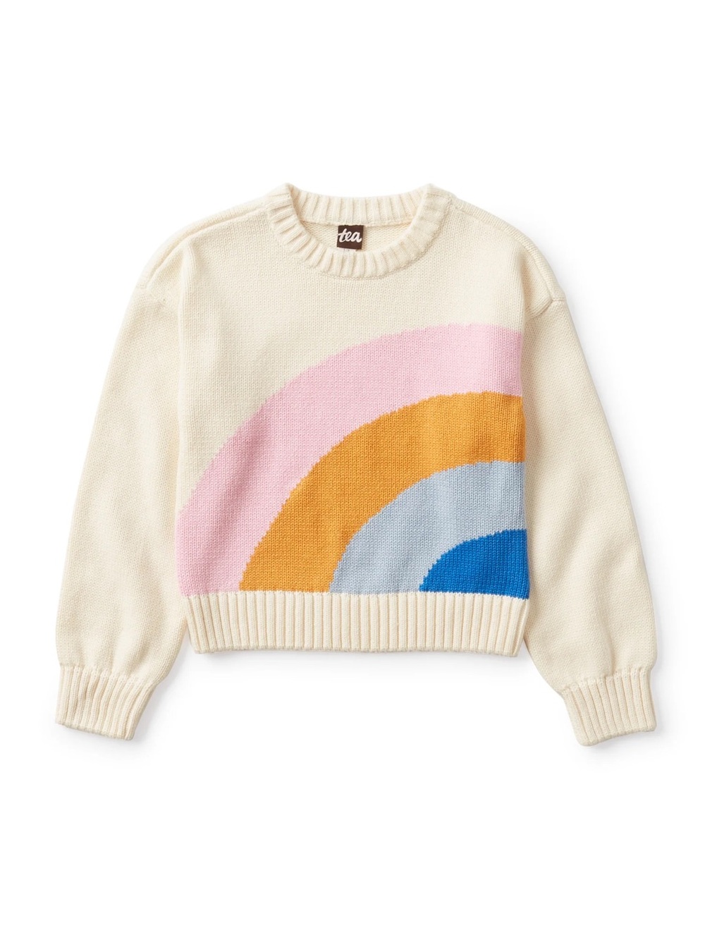 NWOT Tea Collection Rainbow Sweater, Size XS (2-3)